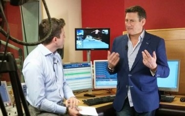 Fabio Bolzetta con Tony Hadley (Spandau Ballet)