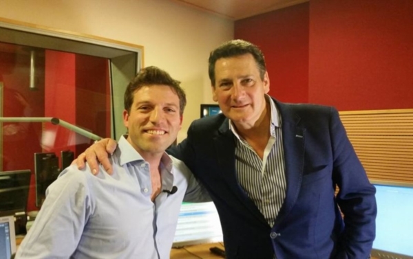 Fabio Bolzetta con Tony Hadley (Spandau Ballet)