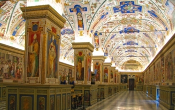 In collegamento dalla Biblioteca Apostolica Vaticana