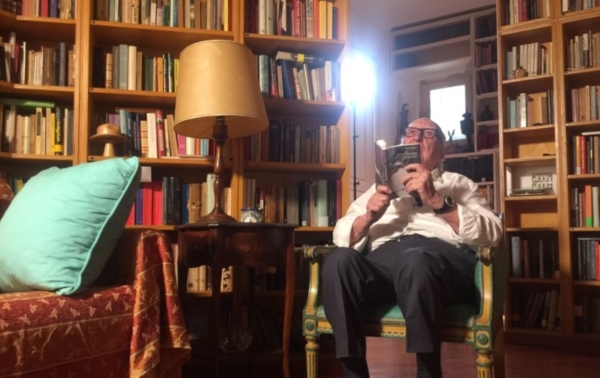 Andrea Camilleri ed Enrica Bonaccorti leggono il libro 'Voci dal Terremoto' di Fabio Bolzetta per Caritas italiana