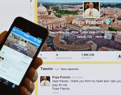 Cristiani sui social, sull'esempio di @Pontifex