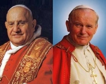 La canonizzazione dei due Papi