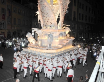 Viterbo e la macchina di Santa Rosa